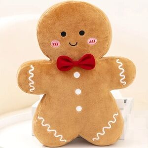 Cute Gingerbread Man Plush Ornament/Bag Charm